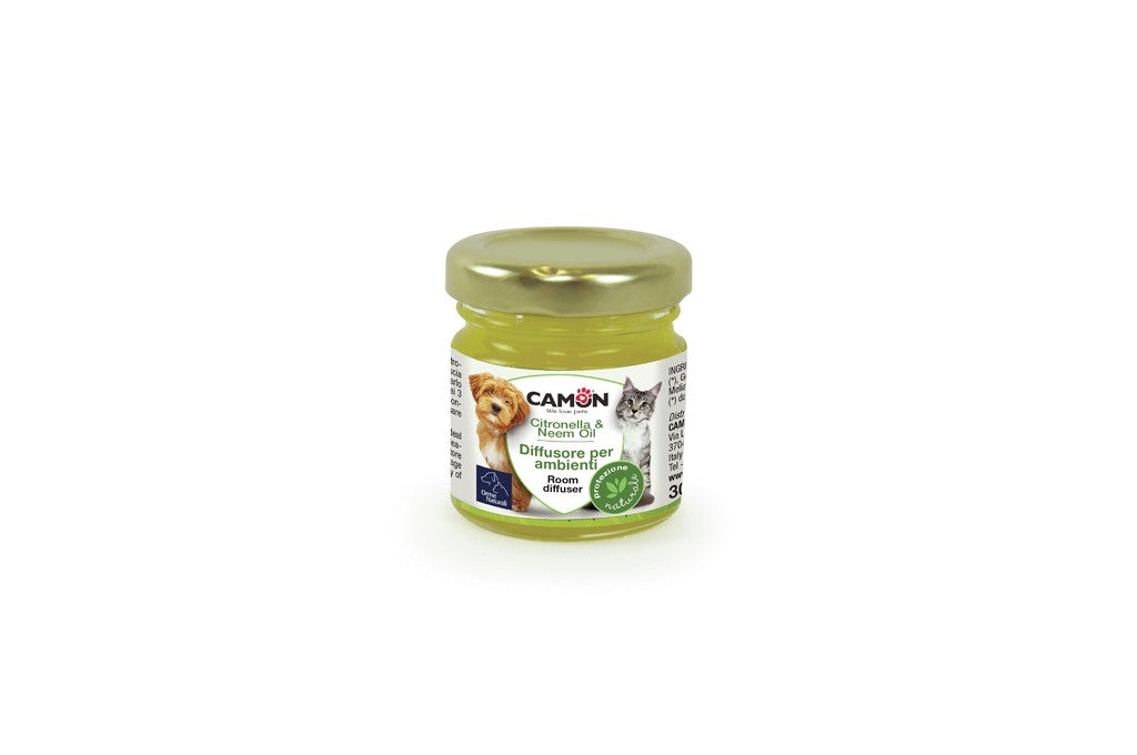 CAMON Diffusore per ambienti con Citronella e olio di Neem