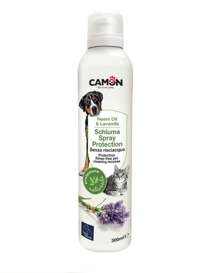 CAMON Schiuma spray senza risciacquo al Neem e Lavanda 300ml