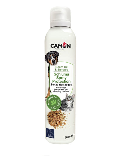 CAMON Schiuma spray senza risciacquo al Neem e Sandalo 300ml