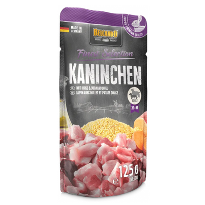 BELCANDO Dog Coniglio con miglio e patate dolci 125gr