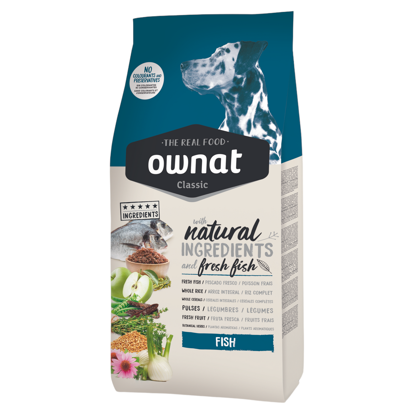 OWNAT Dog Classic Pesce 12Kg