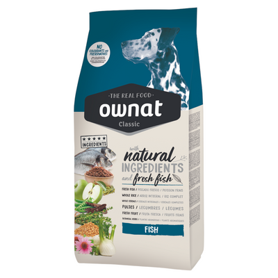OWNAT Dog Classic Pesce 12Kg