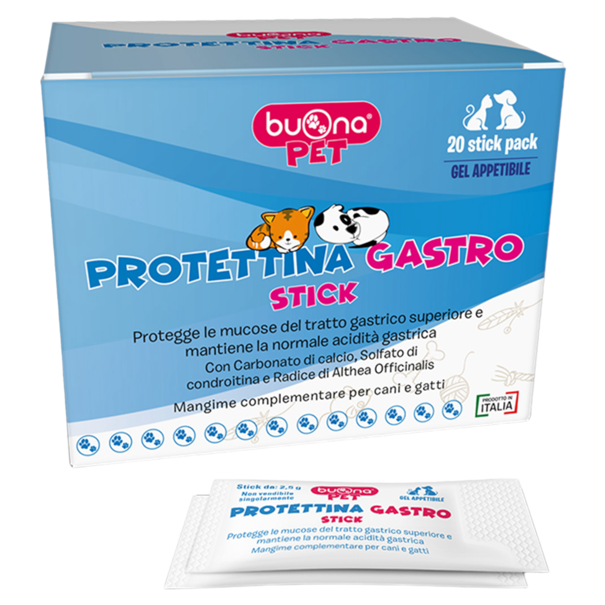 BUONAPET Protettina Gastro Stick 20pz – ZOO PET WORLD
