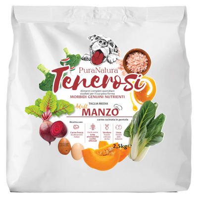 PURA NATURA Tenerosi Dog Adult con Manzo 2,5Kg