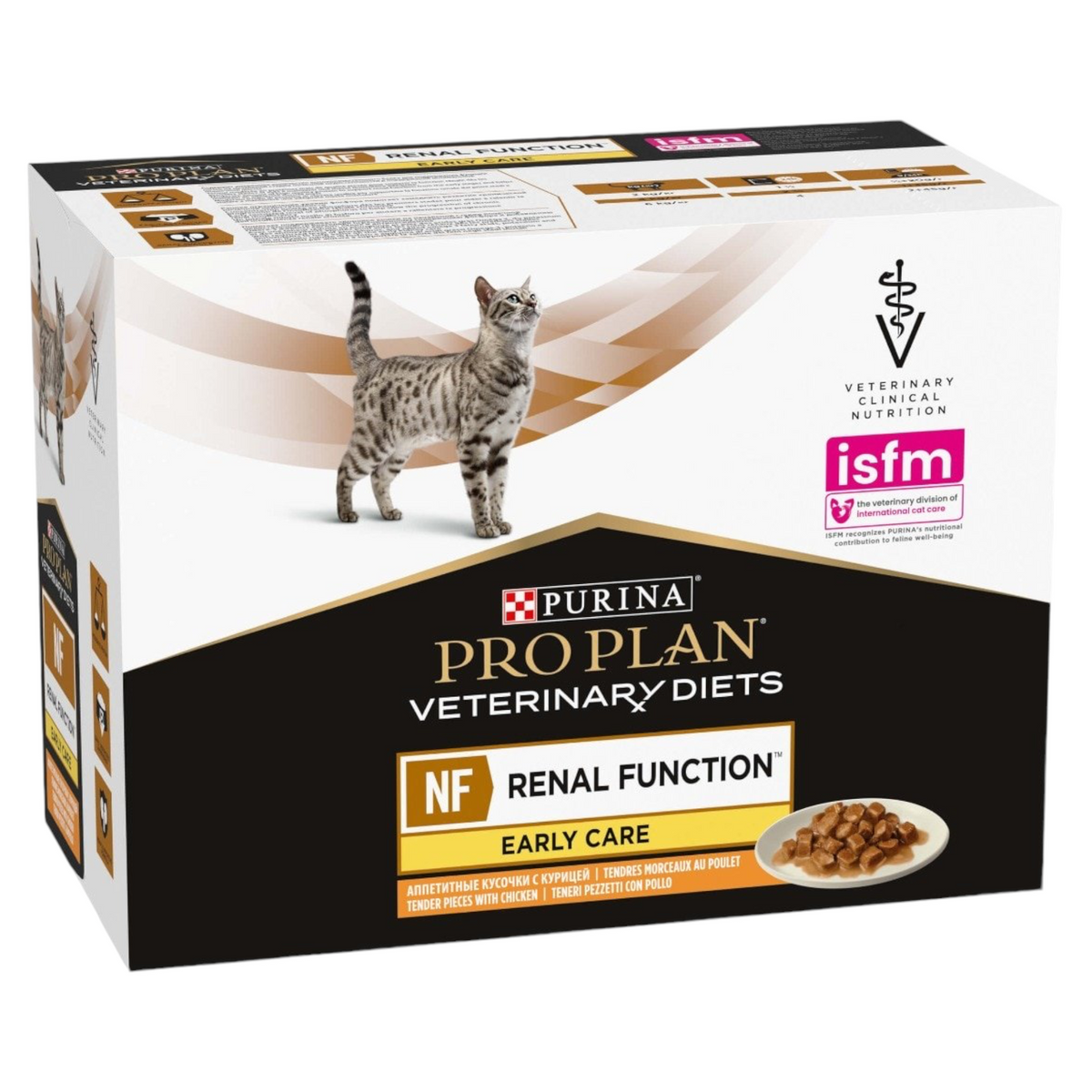 PURINA Gatto Veterinary NF Renal Early Pollo 10x85gr (Pack)