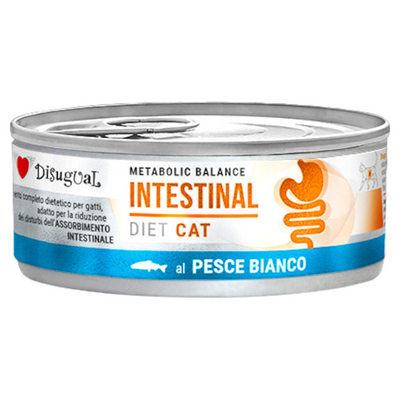 DISUGUAL Cat Intestinal Patè al Pesce Bianco 85gr