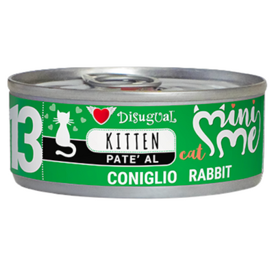 DISUGUAL Gatto Kitten Mini Me 13 Patè al Coniglio 85gr