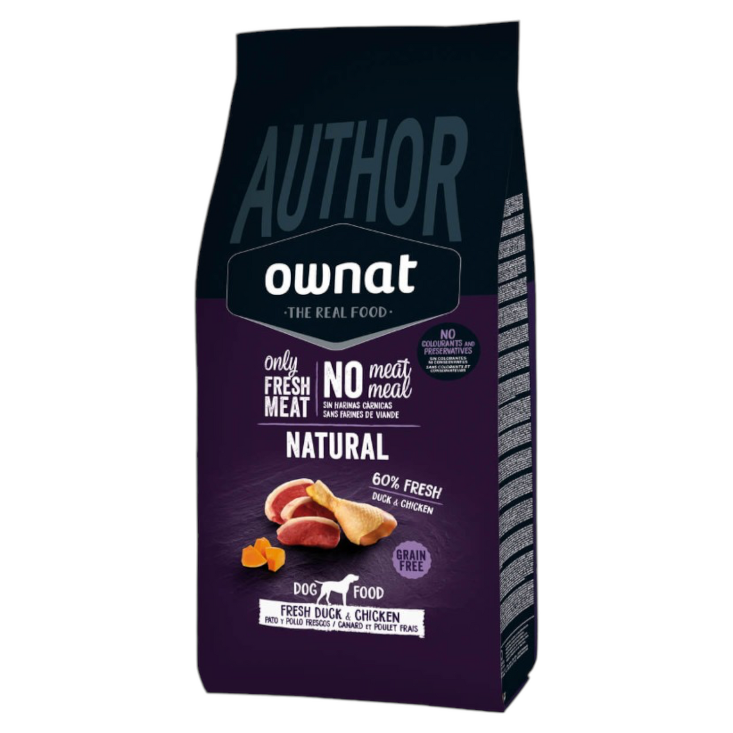 OWNAT Dog Author GF Fresh Duck&Chicken 3Kg