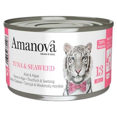 AMANOVA Gatto 13 Tonno e Alga in gelatina 24x70gr