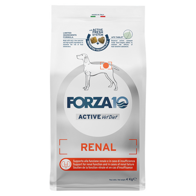 FORZA10 Dog RENAL Active Vet Diet 4Kg