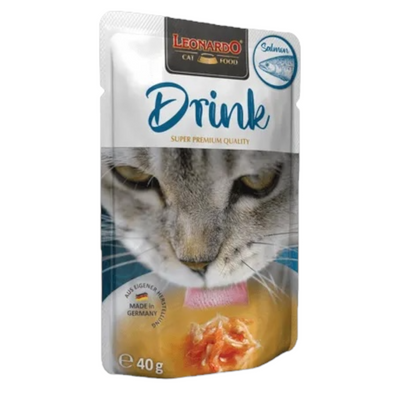 LEONARDO Cat Drink Salmone 40Gr