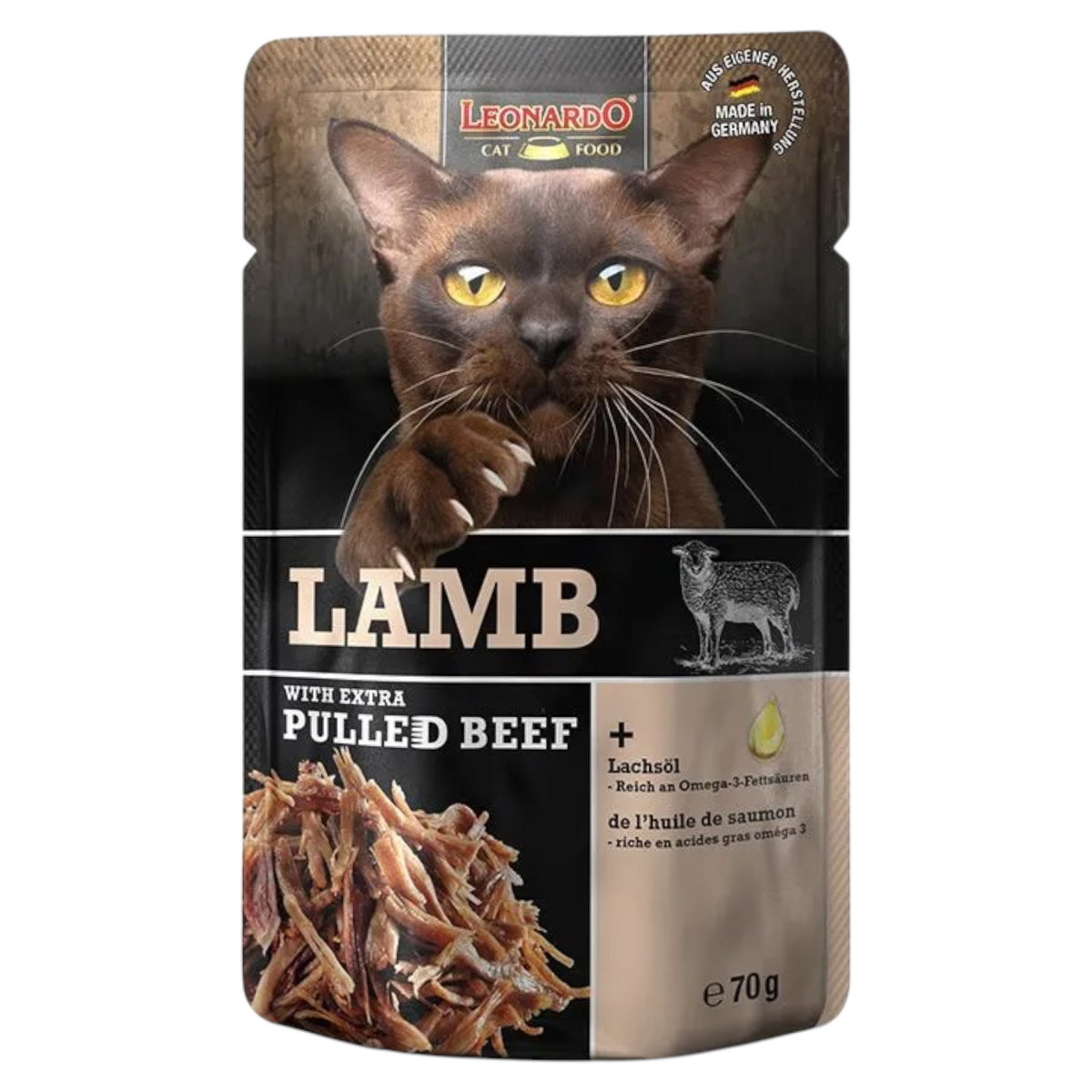 LEONARDO Agnello + Extra Pulled Beef 70gr