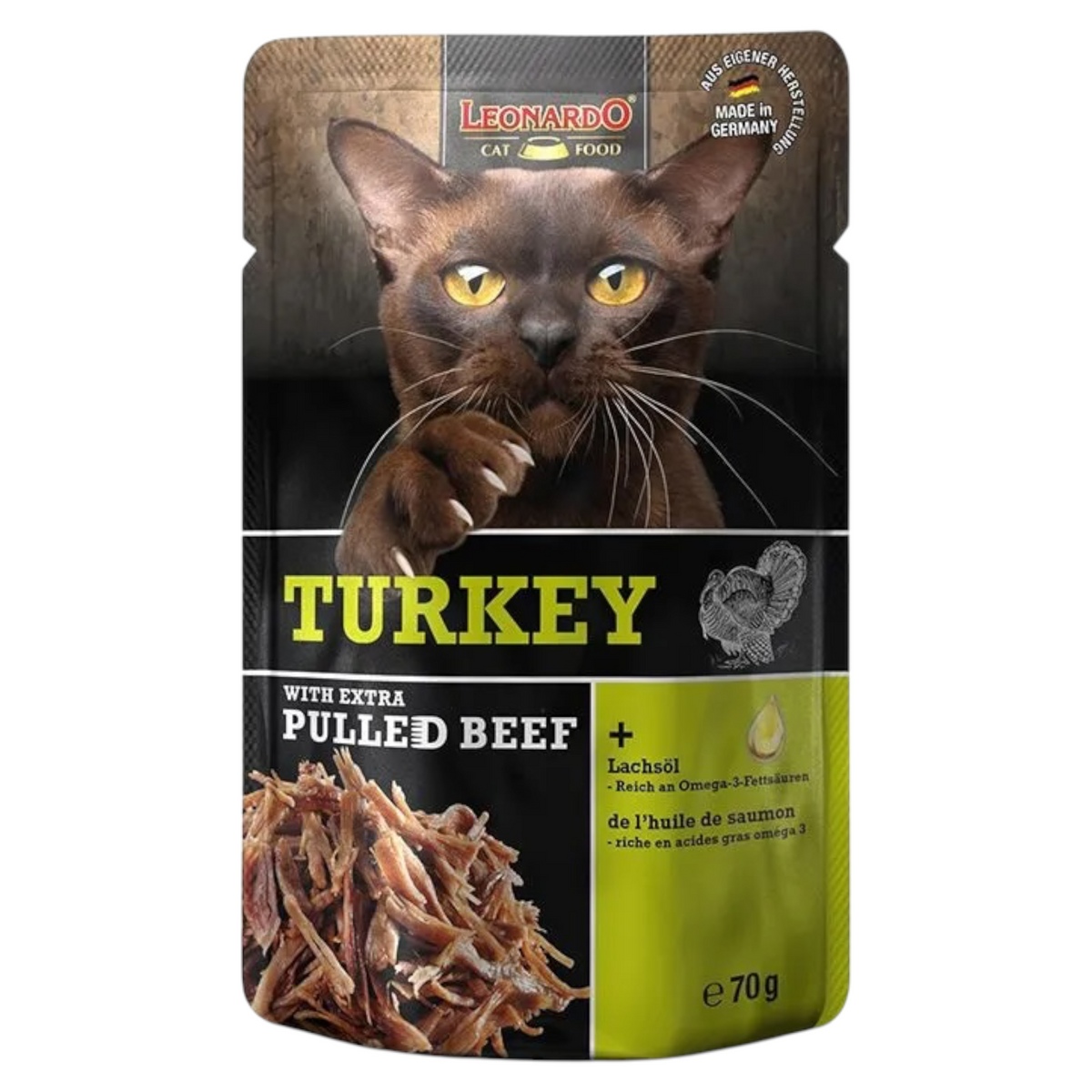 LEONARDO Tacchino + Extra Pulled Beef 70gr