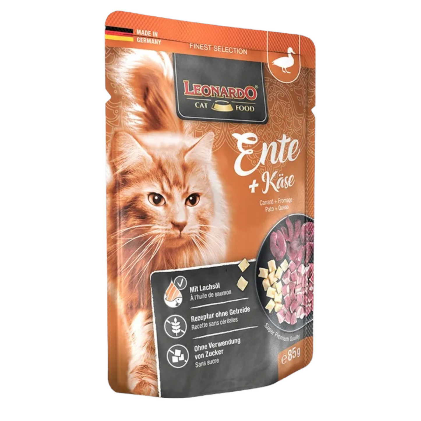 LEONARDO Cat Anatra e Formaggio 85gr
