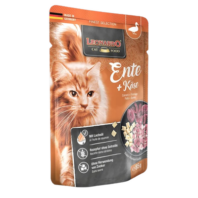 LEONARDO Cat Anatra e Formaggio 85gr