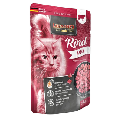 LEONARDO Cat Carne di Manzo 85gr