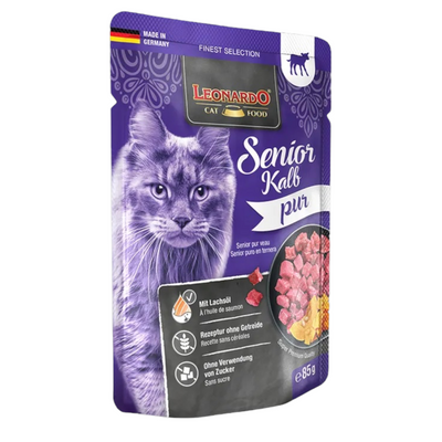 LEONARDO Cat Senior Vitello 85gr
