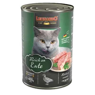 LEONARDO Cat Anatra (Lattina) 400gr
