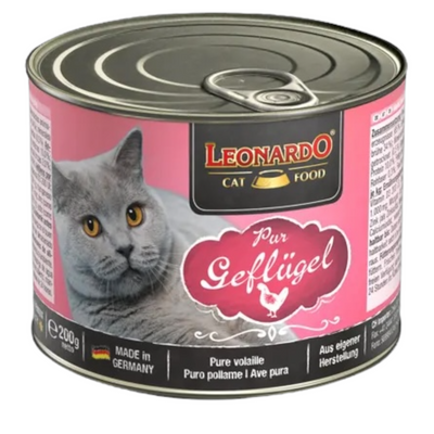 LEONARDO Cat Pollame (Lattina) 200gr