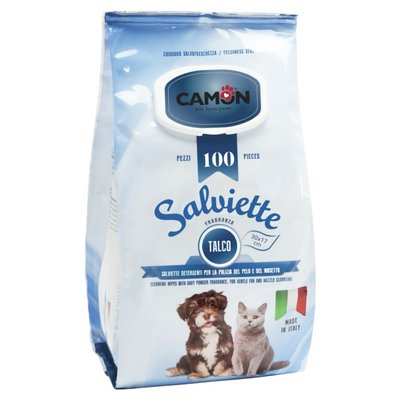 CAMON Salviette Talco Maxi Formato 100pz