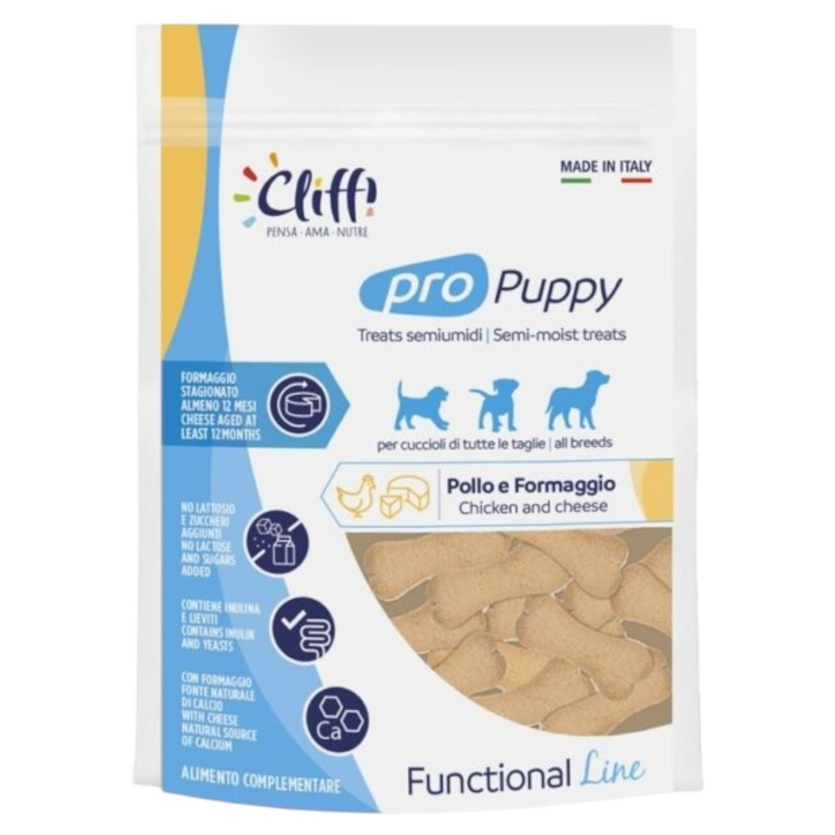 CLIFFI Snack Cane Puppy Formaggio 100 gr