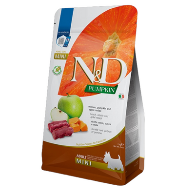 FARMINA N&D Cane Pumpkin Mini Adult - Cervo, Zucca e Mela 2Kg