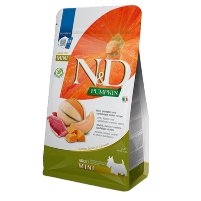 FARMINA N&D Cane Pumpkin GF Mini Adult - Anatra, Zucca e Melone 2Kg