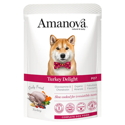 AMANOVA Cane Patè al Tacchino 8x100gr