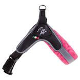 LEOPET Pettorina PVC Mesh Regolabile Rosa