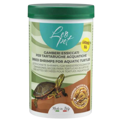 LEOPET Gamberi Essiccati per Tartarughe Acquatiche 1300ml
