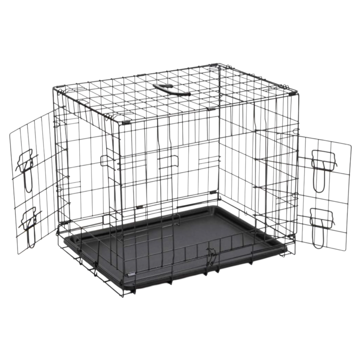 LEOPET Kennel Gabbia in Ferro Pieghevole