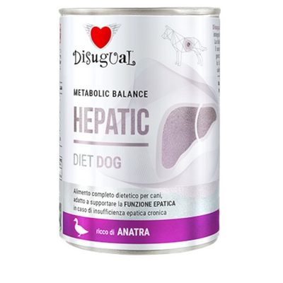 DISUGUAL Dog Hepatic Patè all'Anatra 400gr