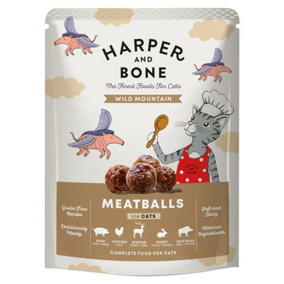 HARPER&BONE Polpette Gatto Wild Mountain 85gr