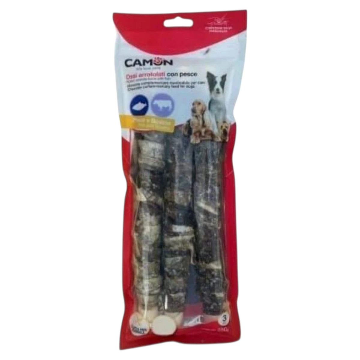 CAMON Snack Rolls Pesce e Bovino 250gr