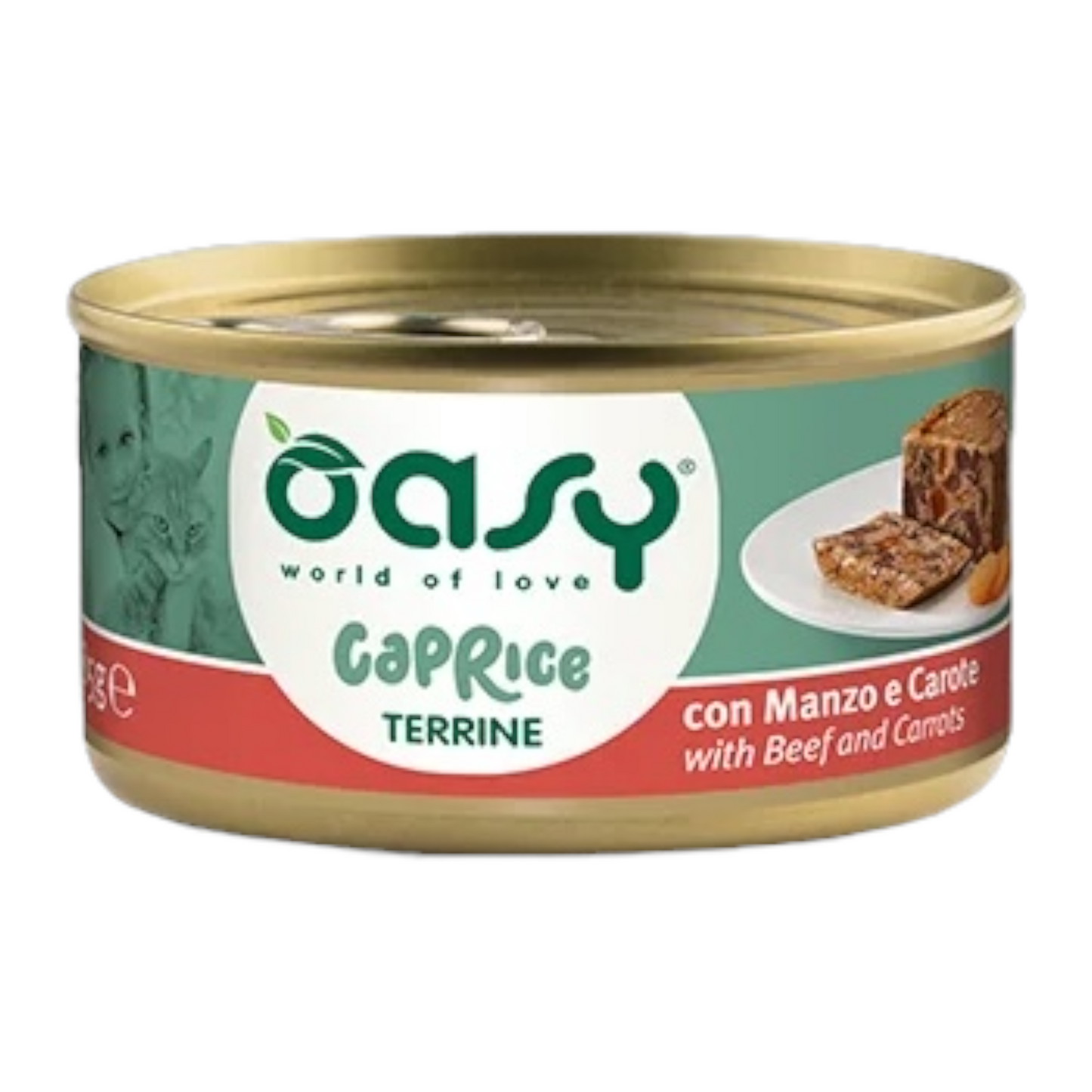 OASY Gatto Caprice Terrine con Manzo e Carote 85gr
