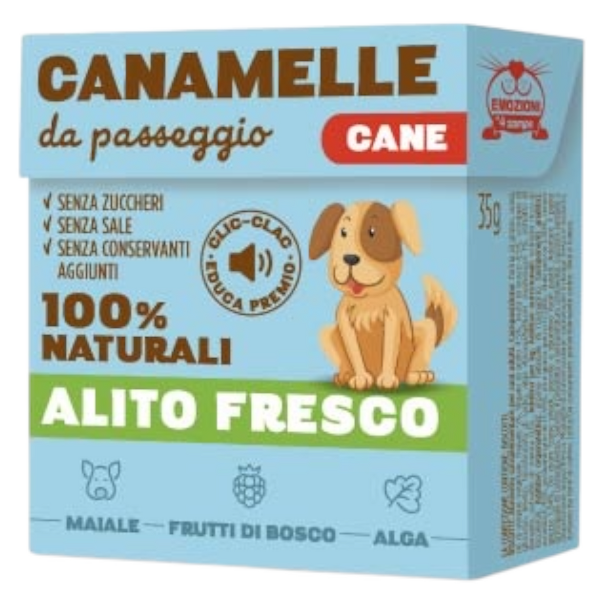 EMOZIONI A 4 ZAMPE Cane Canamelle Alito Fresco 35gr