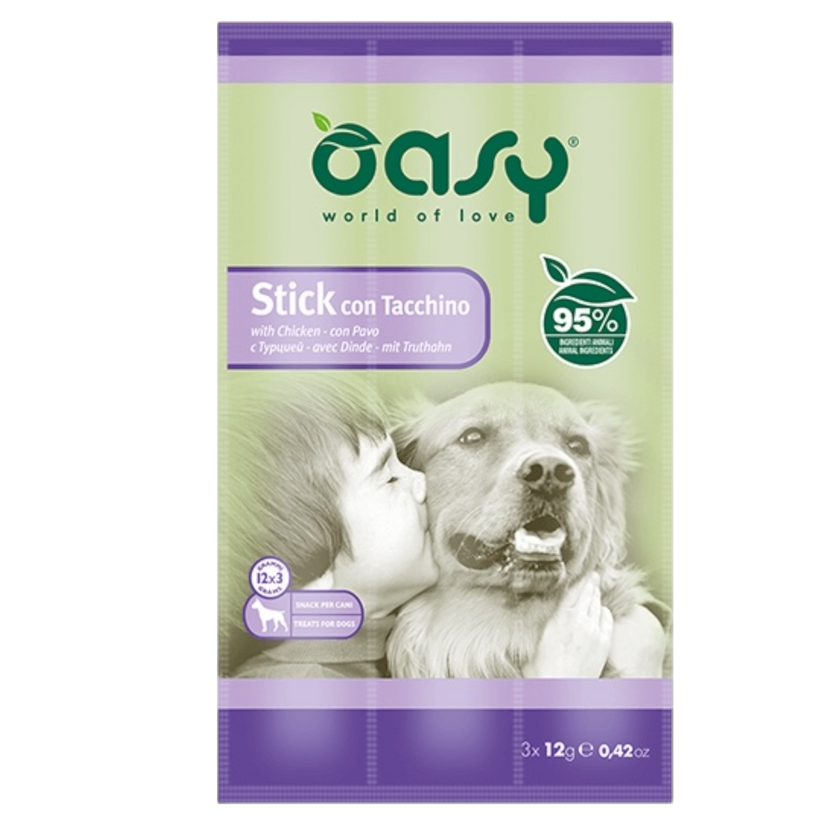 OASY Stick Cane con Tacchino 3 Stick