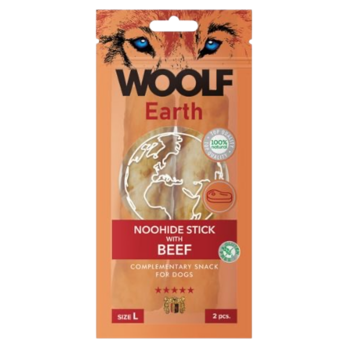 WOOLF Earth Stick Dog Manzo L