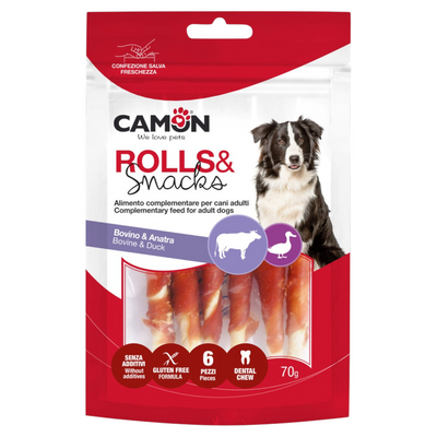 CAMON Snack Cane Stick Manzo con Anatra 70gr