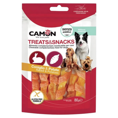 CAMON Snack Cane Stick Coniglio con Patata Dolce 80gr