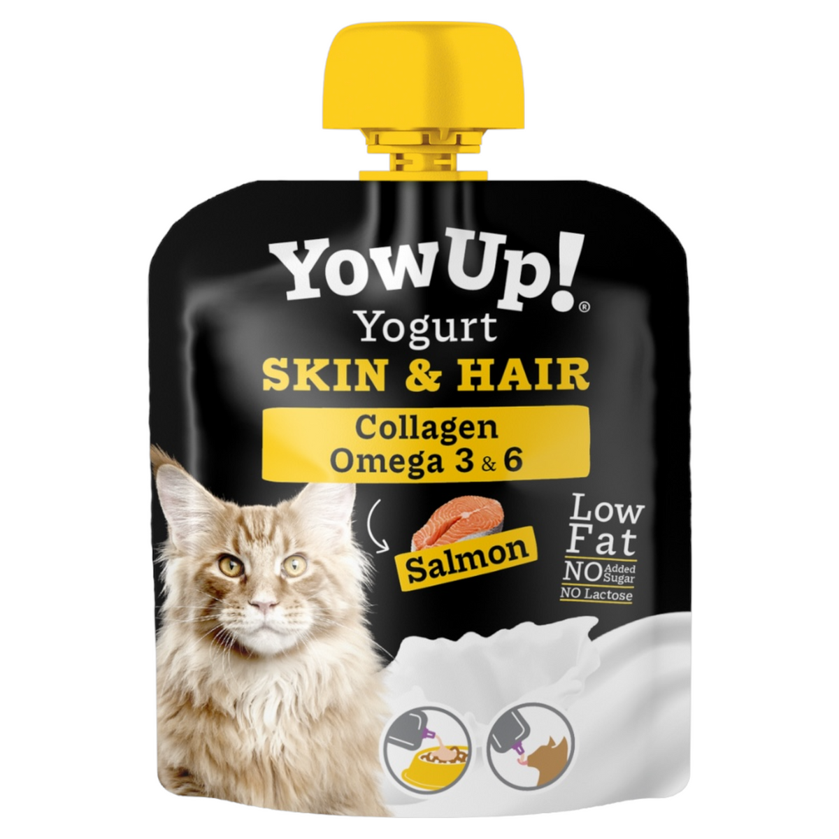 YOWUP Yogurt Skin&Hair Salmone per gatti 85Gr