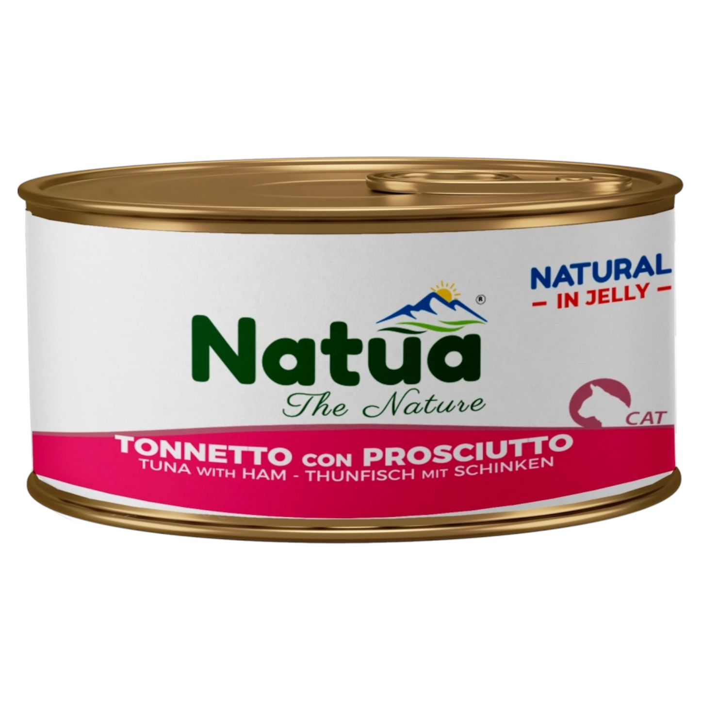 NATUA Cat Jelly Natural Tonno con Prosciutto 85Gr
