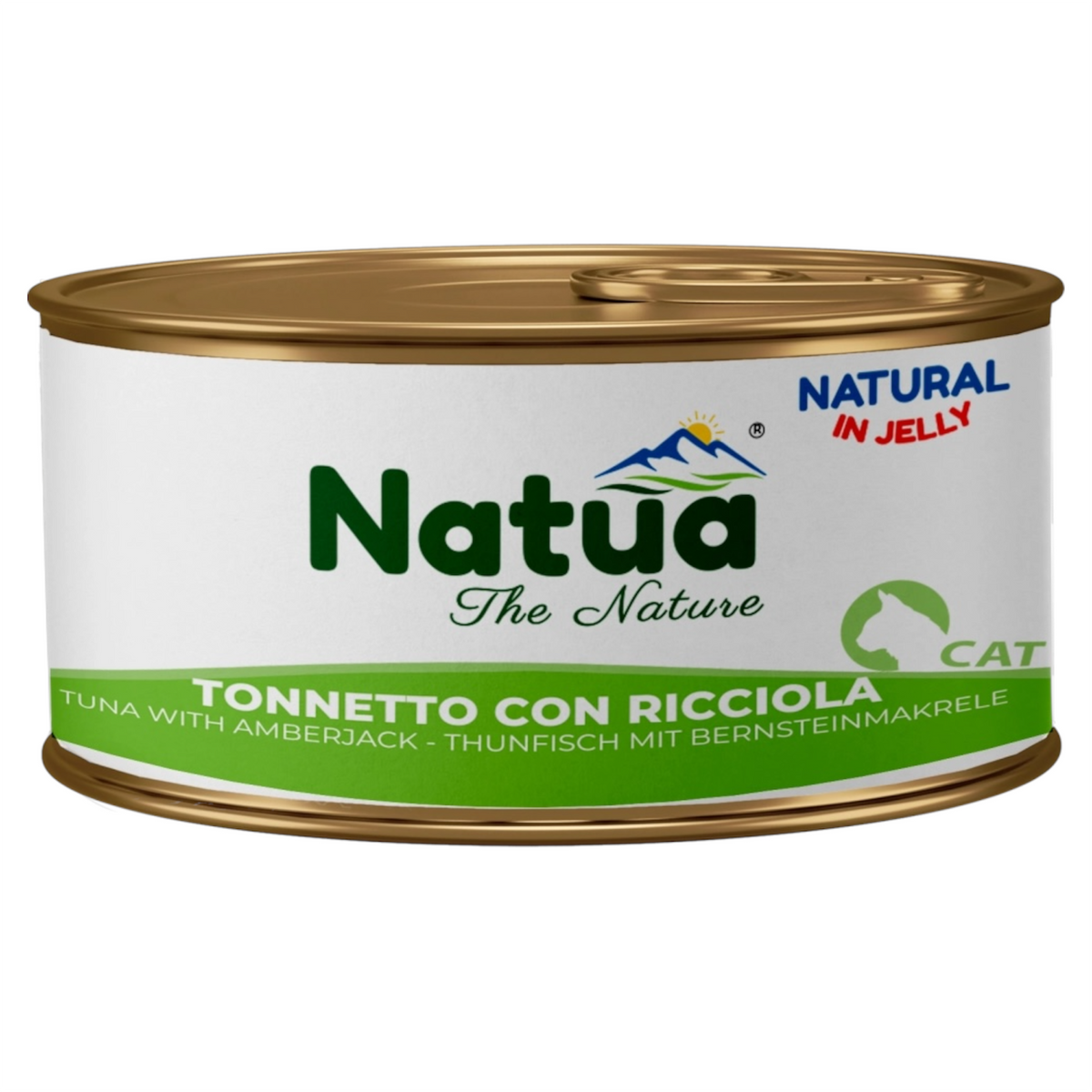 NATUA Cat Jelly Natural Tonno con Ricciola 85Gr