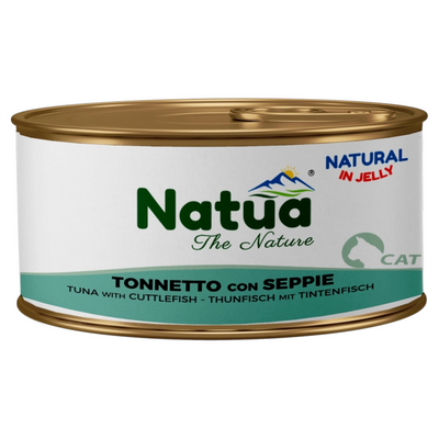 NATUA Cat Jelly Natural Tonno con Seppie 85Gr