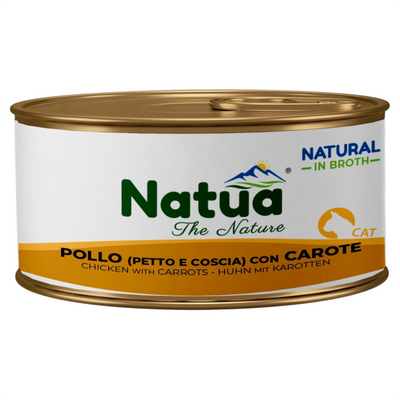 NATUA Cat Broth Natural Pollo con Carote 85Gr