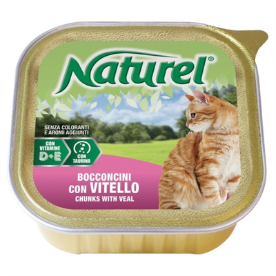 NATUREL Gatto Bocconcini con Vitello 100gr