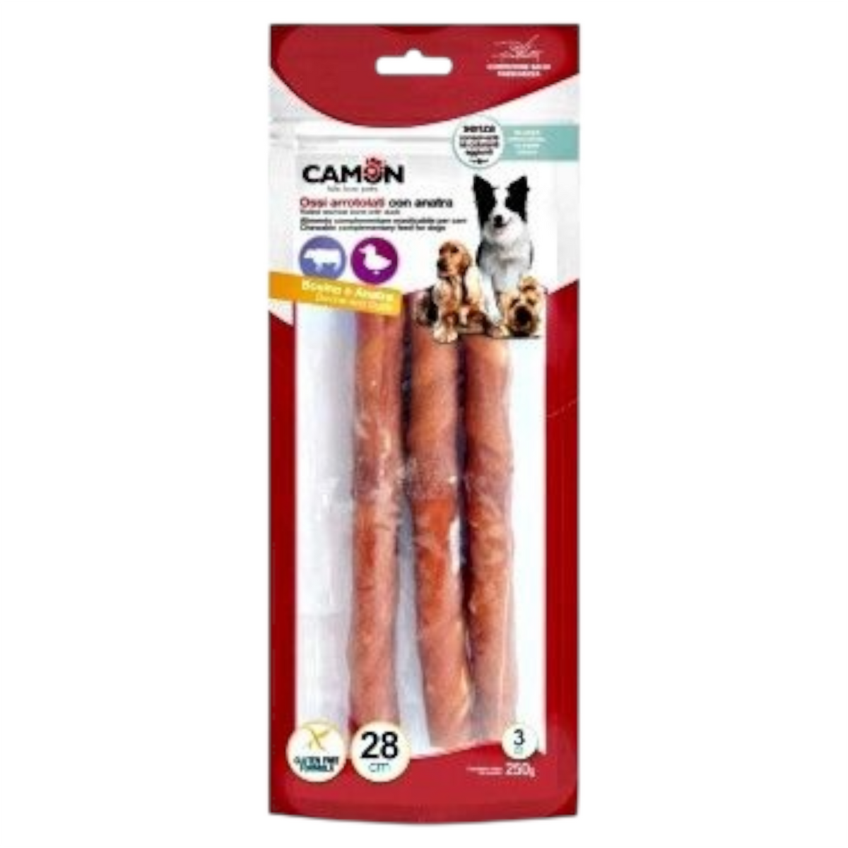 CAMON Snack Rolls Anatra e Bovino 250gr