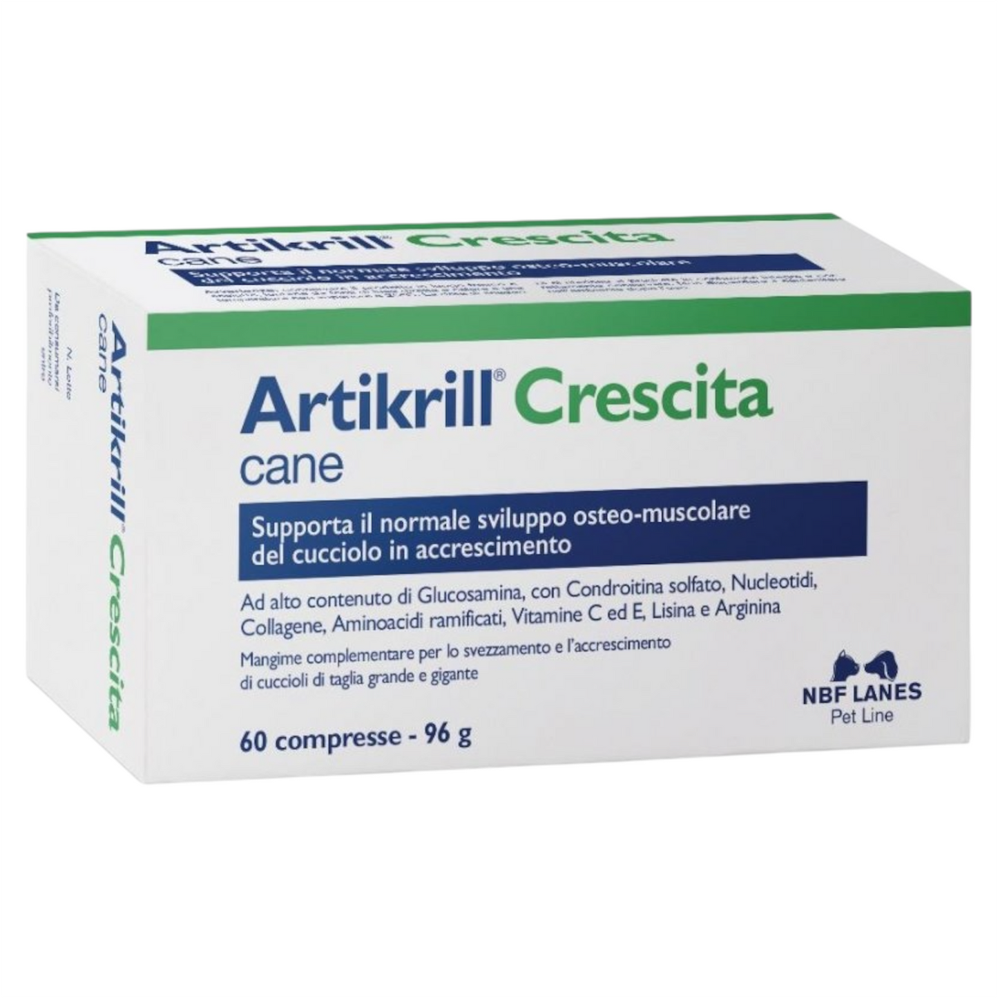 NBF LANES Artikrill Crescita Cane 60cpr