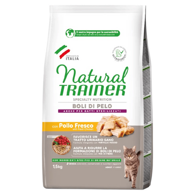 TRAINER Cat Boli di Pelo Pollo 1,5Kg