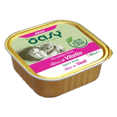 OASY Gatto Adult Patè di Vitello 100Gr